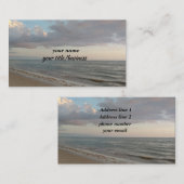 Mooie oceaanachtergrond visitekaartje (Voorkant / Achterkant)