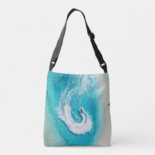 Mooie oceaancreaties crossbody tas (Achterkant)