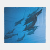 Mooie oceaancreaties fleece deken (Voorkant (Horizontaal))