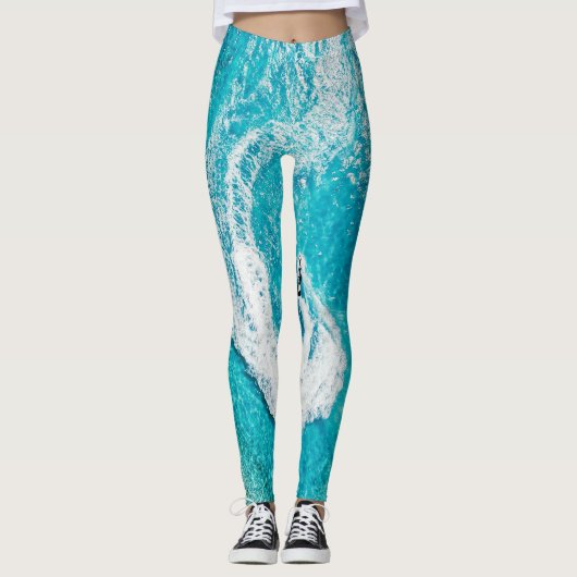 Mooie oceaancreaties leggings (Voorkant)
