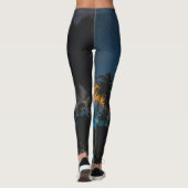 Mooie oceaancreaties leggings (Achterkant)