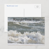Mooie oceaangolven Briefkaart (Voorkant / Achterkant)
