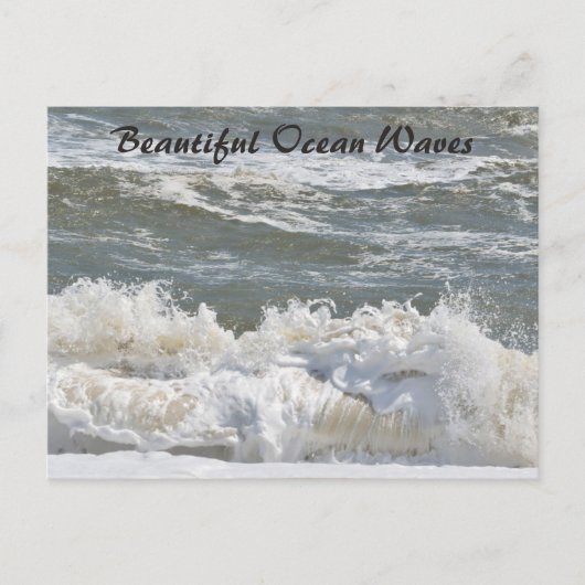 Mooie oceaangolven Briefkaart (Voorkant)