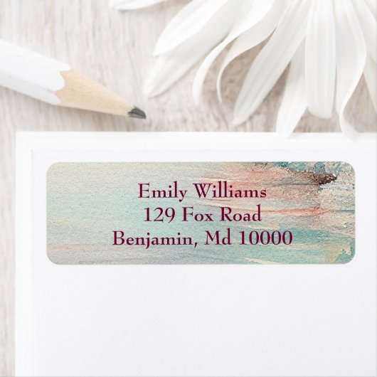 Mooie oceaangolven etiket (Insitu)