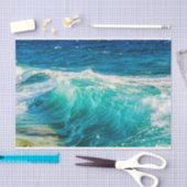 Mooie oceaangolven tissuepapier (Craft)