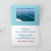 Mooie Oceaanuitzicht, Valentijnskaart voor Vriendi Kaart (Binnen)