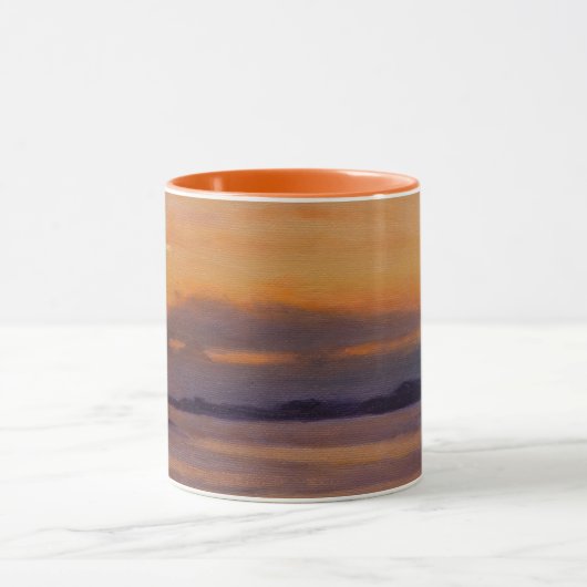Mooie oceaanzon mok (Midden)