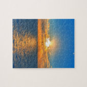 Mooie oceaanzonsondergang legpuzzel (Horizontaal)