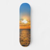 Mooie oceaanzonsondergang skateboard (Voorkant)