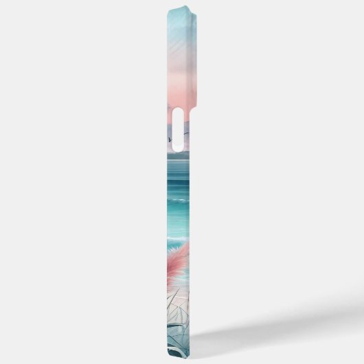 Mooie Ocean Scene in Roze en Blauw Case-Mate iPhone Case (Achterkant / Rechts)