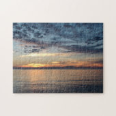 Mooie Ocean Sunset met Clouds Rolling in Legpuzzel (Horizontaal)