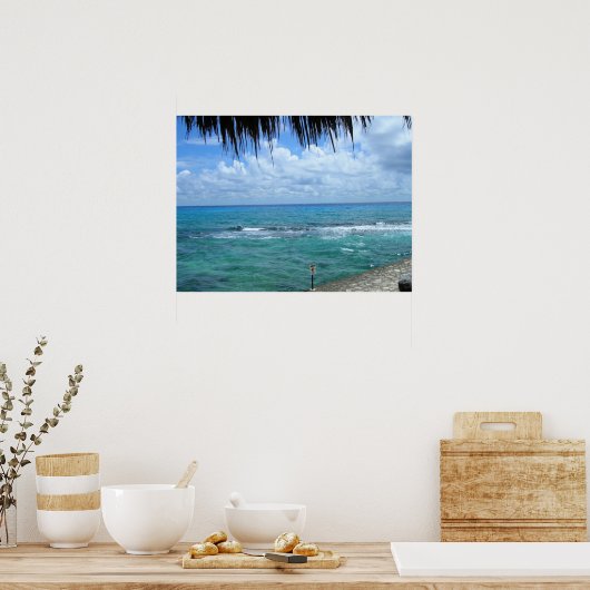 Mooie Oceanview Poster (Keuken)