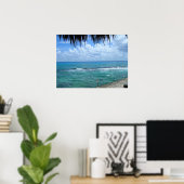 Mooie Oceanview Poster (Thuiskantoor)