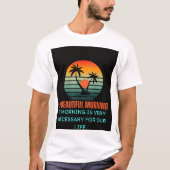 Mooie ochtend design T-shirt (Voorkant)