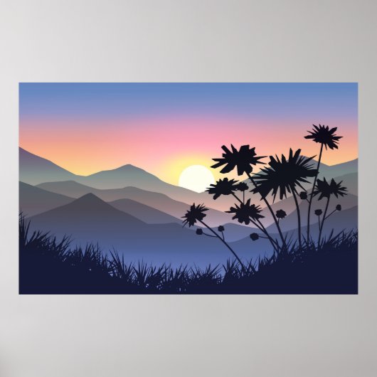 Mooie ochtend poster (Voorkant)