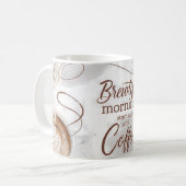 Mooie ochtenden Coffee Lover Mok (Voorkant links)