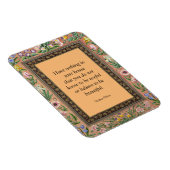 Mooie of nuttige, citaat van Wlliam Morris, Magneet (Rechterzijde)