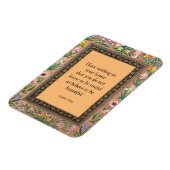 Mooie of nuttige, citaat van Wlliam Morris, Magneet (Linkerzijde)