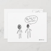 mooie ogen briefkaart (Voorkant / Achterkant)