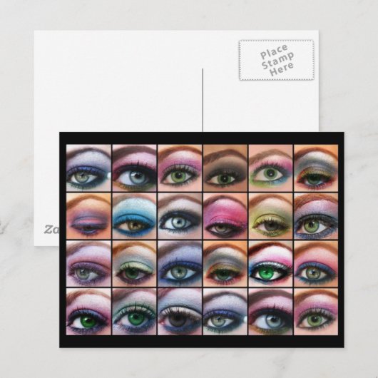 Mooie ogen briefkaart (Voorkant / Achterkant)