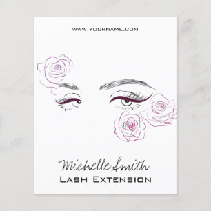 Mooie ogen Lash Extension Rozen Lash Extension Flyer