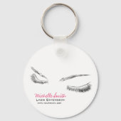 Mooie ogen Lash Extension Sleutelhanger (Voorkant)