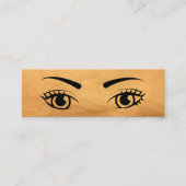 Mooie ogen mini visitekaartje (Voorkant)