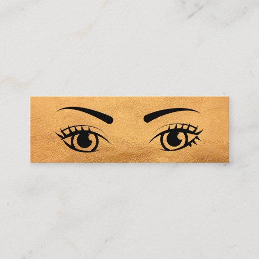 Mooie ogen mini visitekaartje (Voorkant)