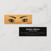 Mooie ogen mini visitekaartje (Voorkant / Achterkant)