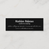 Mooie ogen mini visitekaartje (Achterkant)