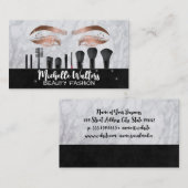 Mooie ogen | Penselen opmaken Visitekaartje (Voorkant / Achterkant)