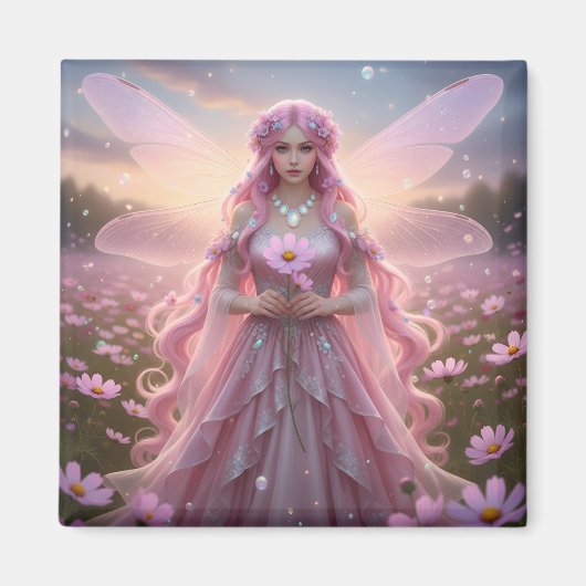 Mooie oktober Opal Fairy Magneet (Voorkant)