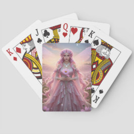 Mooie oktober Opal Fairy Pokerkaarten
