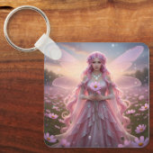 Mooie oktober Opal Fairy Sleutelhanger (Voorkant)