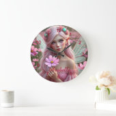 Mooie Oktoberfee in de kosmos Grote Klok (Huis)