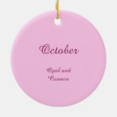 Mooie Oktoberfee in de kosmos Keramisch Ornament (Achterkant)