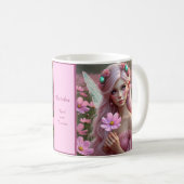 Mooie Oktoberfee in de kosmos Koffiemok (Voorkant rechts)