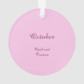 Mooie Oktoberfee in de kosmos Ornament (achterkant)