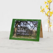 Mooie ol herenhuis-aan:passen-Om het even welke Kaart (Gele Bloem)