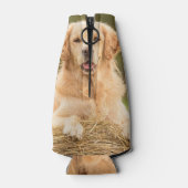 Mooie olieramp met een Golden Retriever Flesjeskoeler (Achterkant)