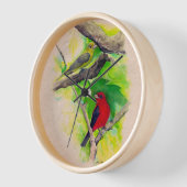 Mooie olietankers die vogels schilderen (Hoek)