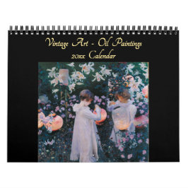 Mooie  olieverfschilderijen Fine Art 2026 Wall Kalender