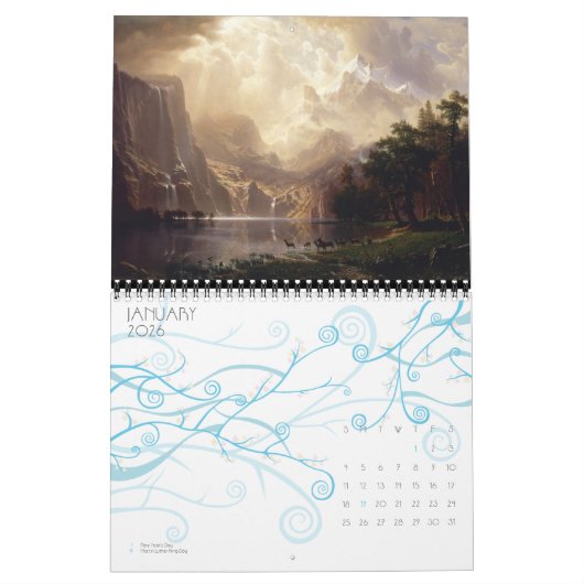 Mooie  olieverfschilderijen Fine Art 2026 Wall Kalender (Jan 2026)