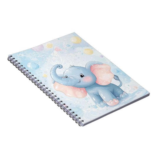 Mooie Olifant Baby Notitieboek (Rechterzijde)