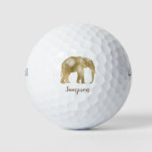Mooie olifant golfballen (Voorkant)