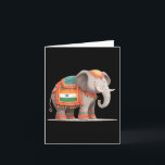 Mooie Olifant Kostuum Voor Indische Kleuren En Die Kaart<br><div class="desc">Mooie Olifant Kostuum Voor Indische Kleuren En Dierenliefhebbers</div>