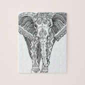Mooie olifant legpuzzel (Verticaal)