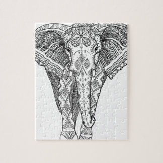 Mooie olifant legpuzzel