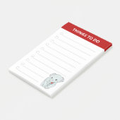 Mooie Olifant met een Hart Dingen om te Doen Post-it® Notes (Schuin)