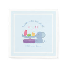 Mooie Olifant met Lange Neus & Cadeaus Papieren Se